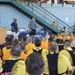 Retired CWO5 Phillip Brashear speaks to Chief Petty Officer selectees at Hampton Roads Naval Museum