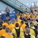 Retired CWO5 Phillip Brashear speaks to Chief Petty Officer selectees at Hampton Roads Naval Museum