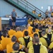 Retired CWO5 Phillip Brashear speaks to Chief Petty Officer selectees at Hampton Roads Naval Museum