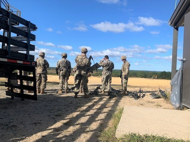 Fort Dix – 1st BN 254th REGT Range 59c M240 Instructional Firearms Training 23 Sept 2022