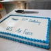 Air Force 75th Birthday cake cutting ceremony