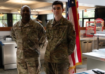 Air Force 75th Birthday cake cutting ceremony