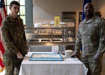 Air Force 75th Birthday cake cutting ceremony