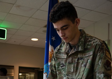 Air Force 75th Birthday cake cutting ceremony