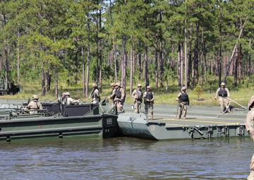497th Multi-Role Bridge Company trains for wet gap crossing