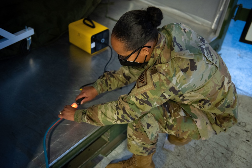 87th Logistics Readiness Squadron Cleans up a Dirty Job