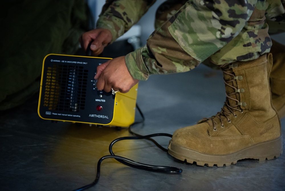 87th Logistics Readiness Squadron Cleans up a Dirty Job