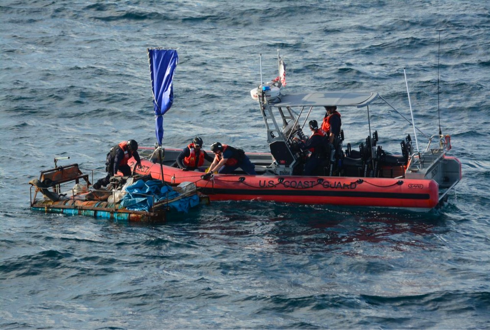 Coast Guard Cutter Diligence on patrol in the South Florida Straits