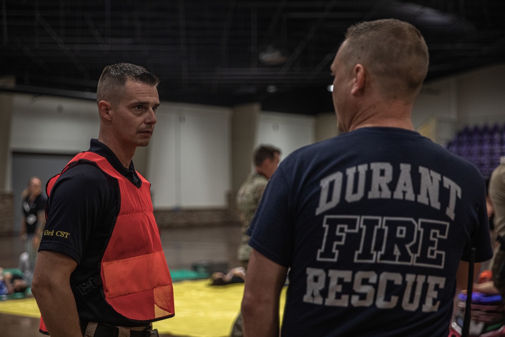 Oklahoma National Guard Members Assist with Regional Emergency Medical Services System Training Event