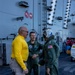 USS George H.W. Bush Welcomes Vice Adm. Thomas E. Ishee