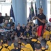 Retired CWO5 Phillip Brashear speaks to Chief Petty Officer selectees at Hampton Roads Naval Museum