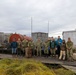 Alaska National Guardsmen in Joint Task Force-Bethel clear storm debris in Newtok, Alaska