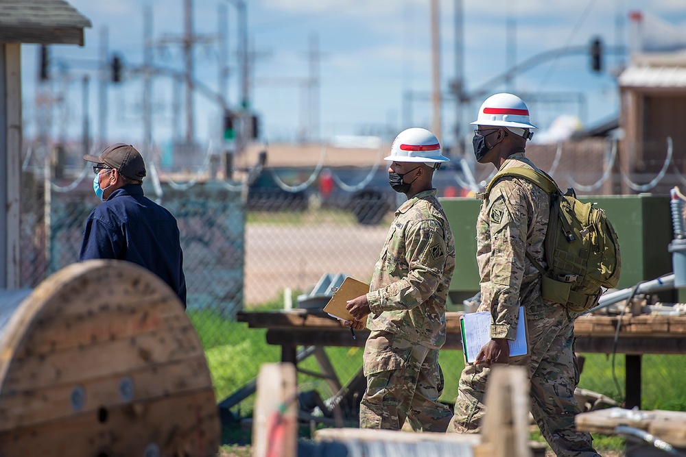 249th Engineer Battalion-Prime Power conducts power assessments on Navajo Nation