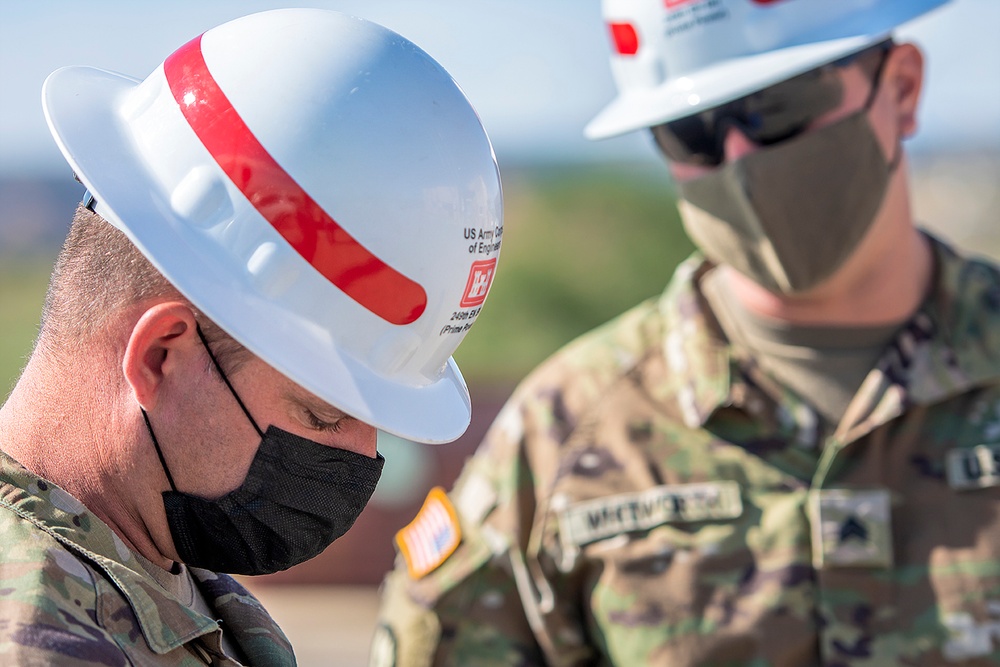 249th Engineer Battalion-Prime Power conducts power assessments on Navajo Nation