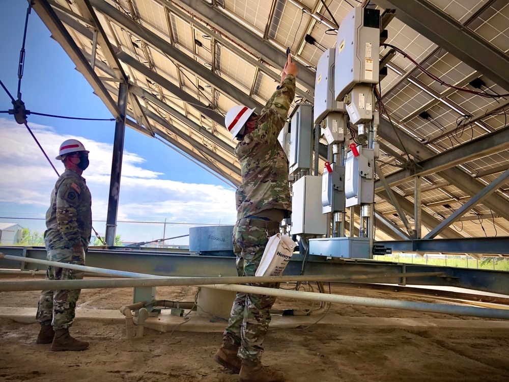 249th Engineer Battalion-Prime Power conducts power assessments on Navajo Nation