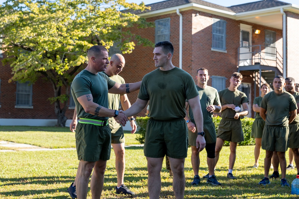 26th MEU Sergeant Major PT