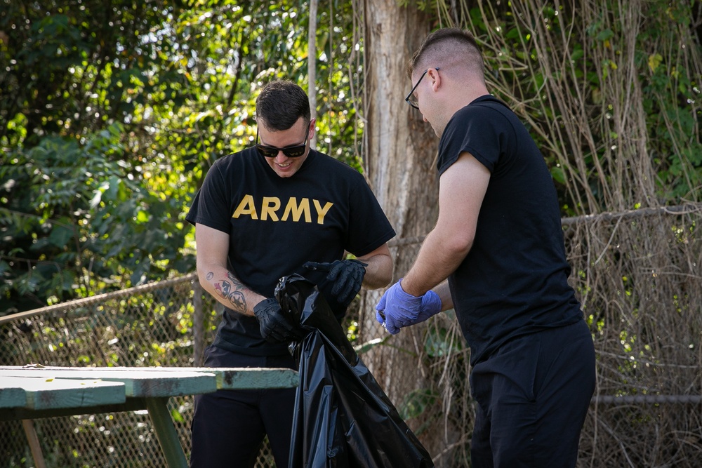 25ID 3IBCT Public Lands Cleanup