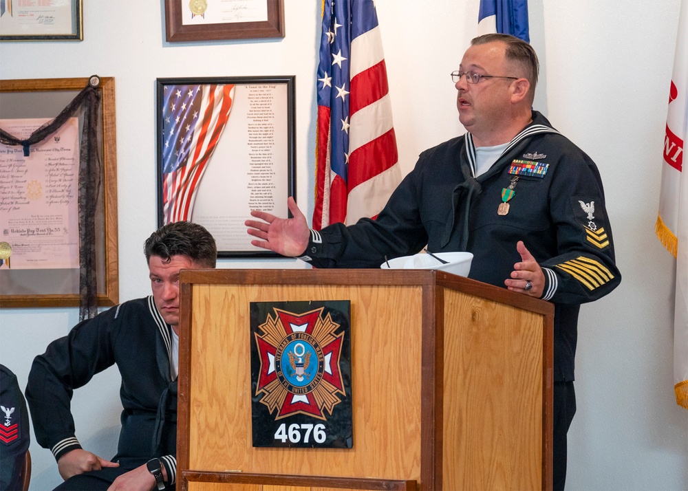 Engineman First Class James W. Howes' Retirement Ceremony