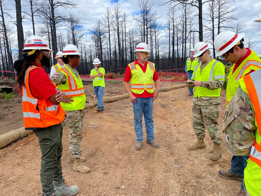 USACE-South Pacific Division Commander visits post-fire debris removal team in northern New Mexico