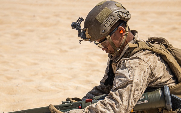 V35 Marines fire rockets during Exercise Intrepid Maven