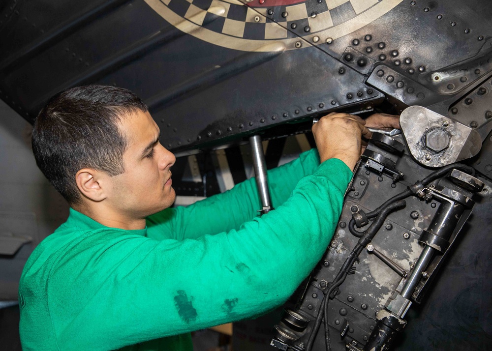 Daily operations aboard USS George H.W. Bush