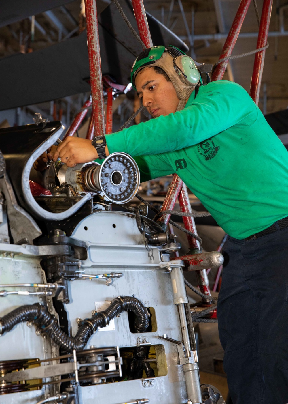 Daily operations aboard USS George H.W. Bush