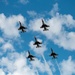 U. S. Air Force Thunderbirds perform at McConnell's Frontiers in Flight Airshow