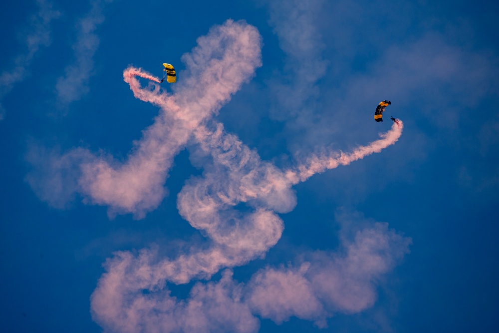 Miramar 2022 Airshow: Leap Frogs/ Golden Knights 9/24