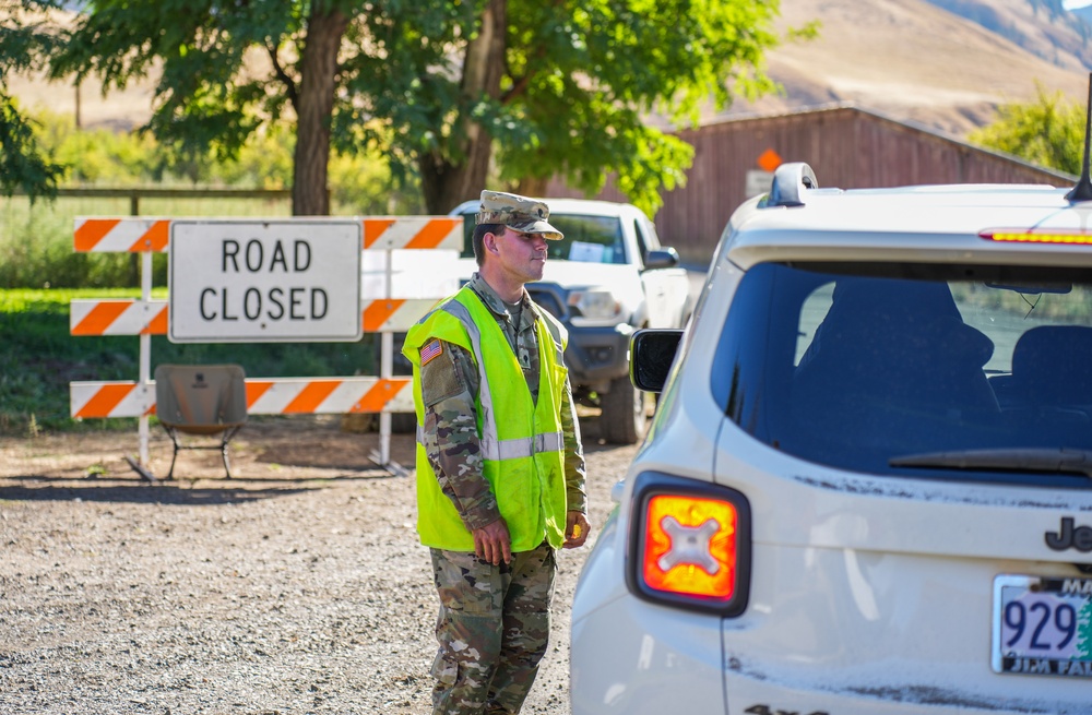 Oregon National Guard Helping Fight Double Creek Fire
