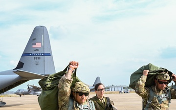 Texas Guardsmen Fly at Falcon Leap 2022
