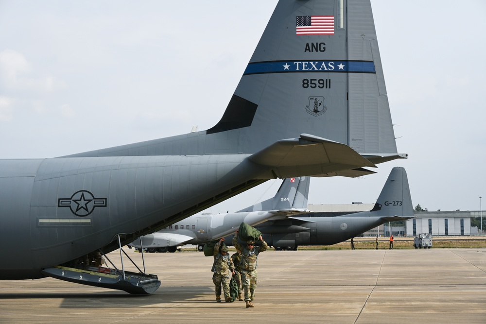 Texas Guardsmen Fly at Falcon Leap 2022