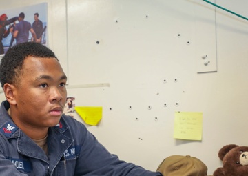 Personnel Specialist Verifies Transactions