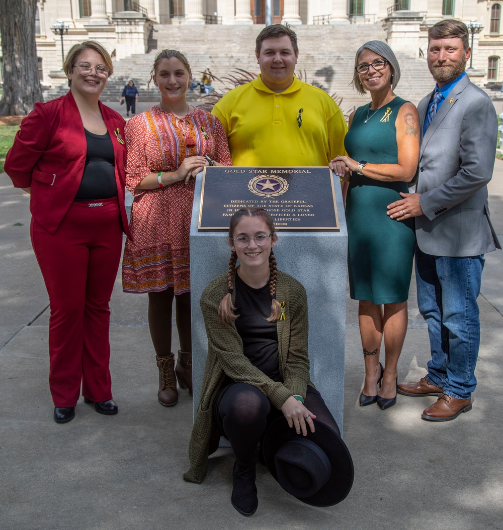 Kansas Unveils New Gold Star Family Memorial Monument