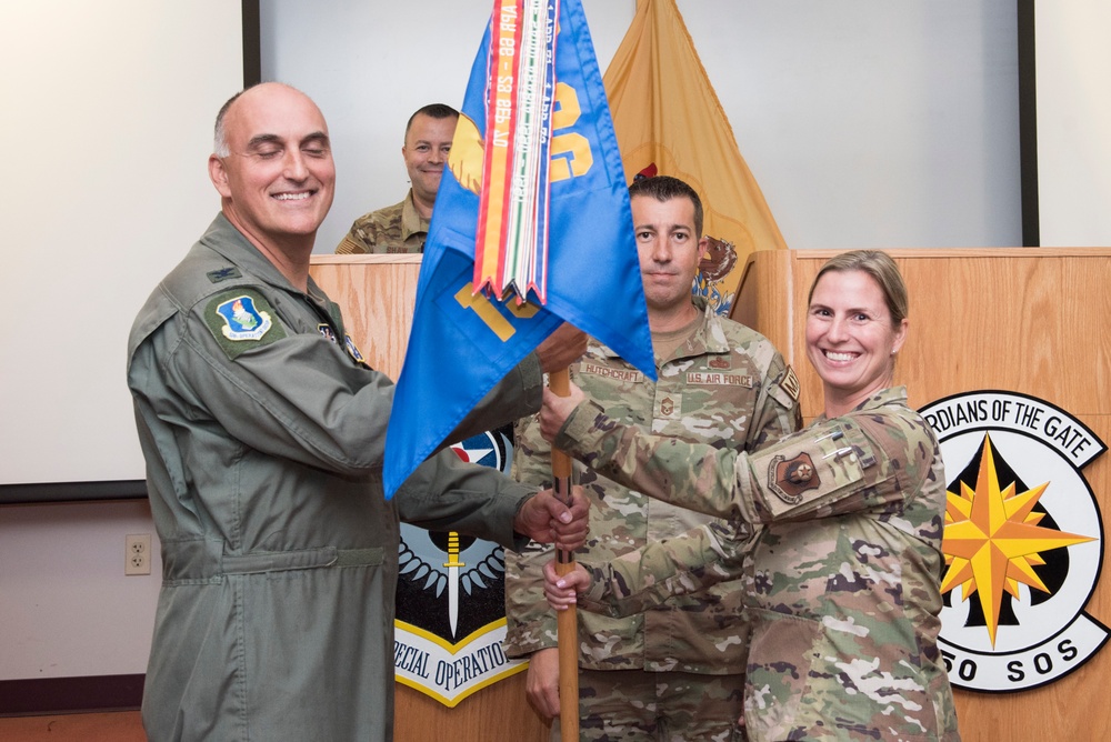 150th Special Operations Squadron change of command ceremony