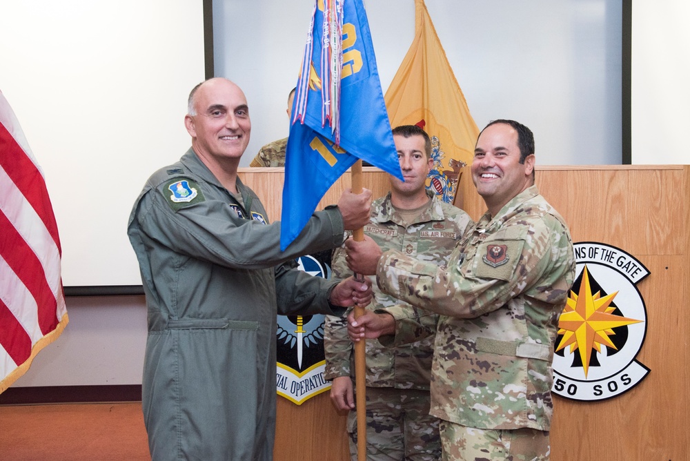 150th Special Operations Squadron change of command ceremony