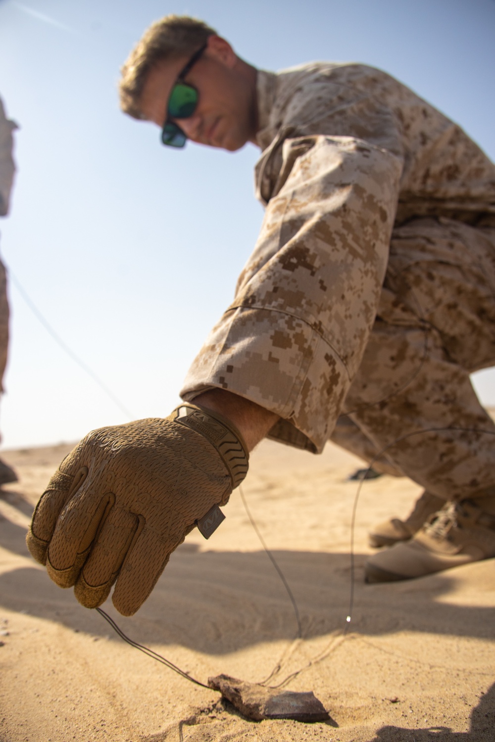 EOD Marines dispose unexploded ordnance during Intrepid Maven