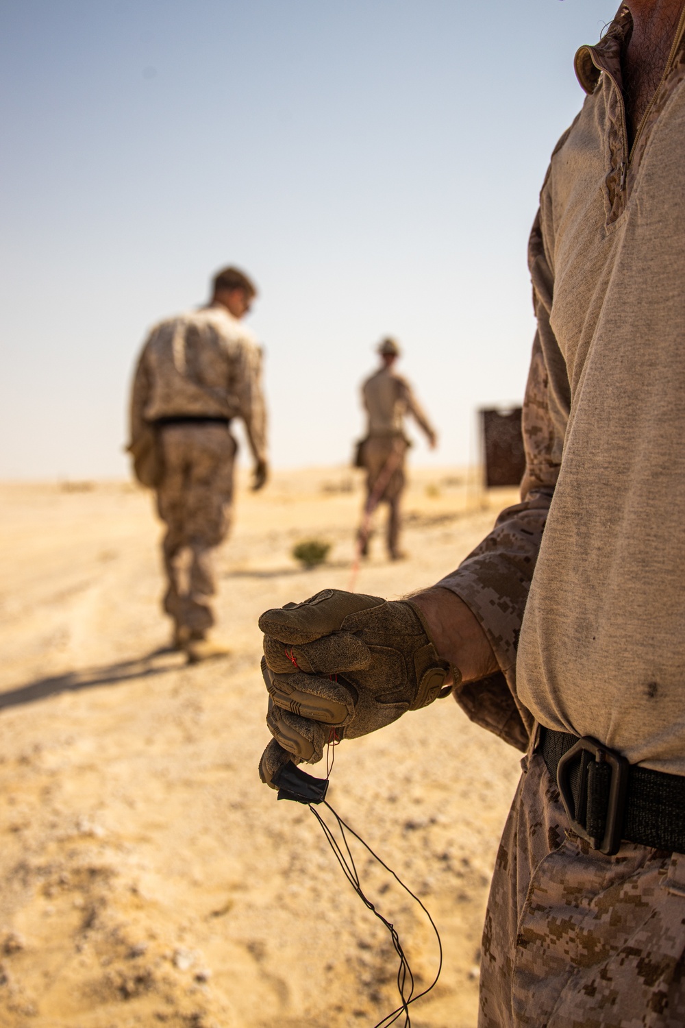 EOD Marines dispose unexploded ordnance during Intrepid Maven