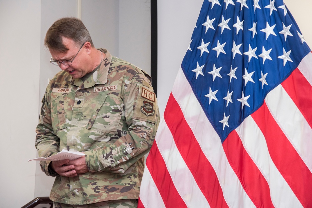 150th Special Operations Squadron change of command ceremony