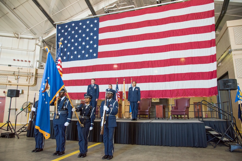 108th Mission Support Group change of command ceremony