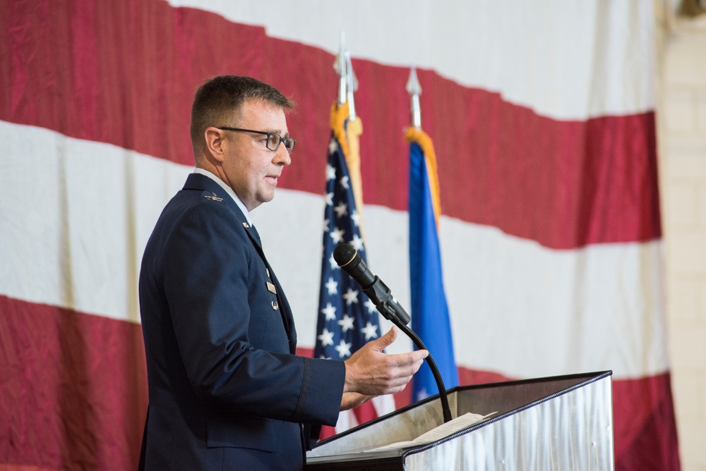 108th Mission Support Group change of command ceremony