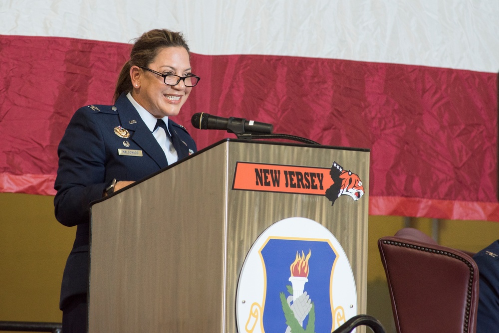 108th Mission Support Group change of command ceremony