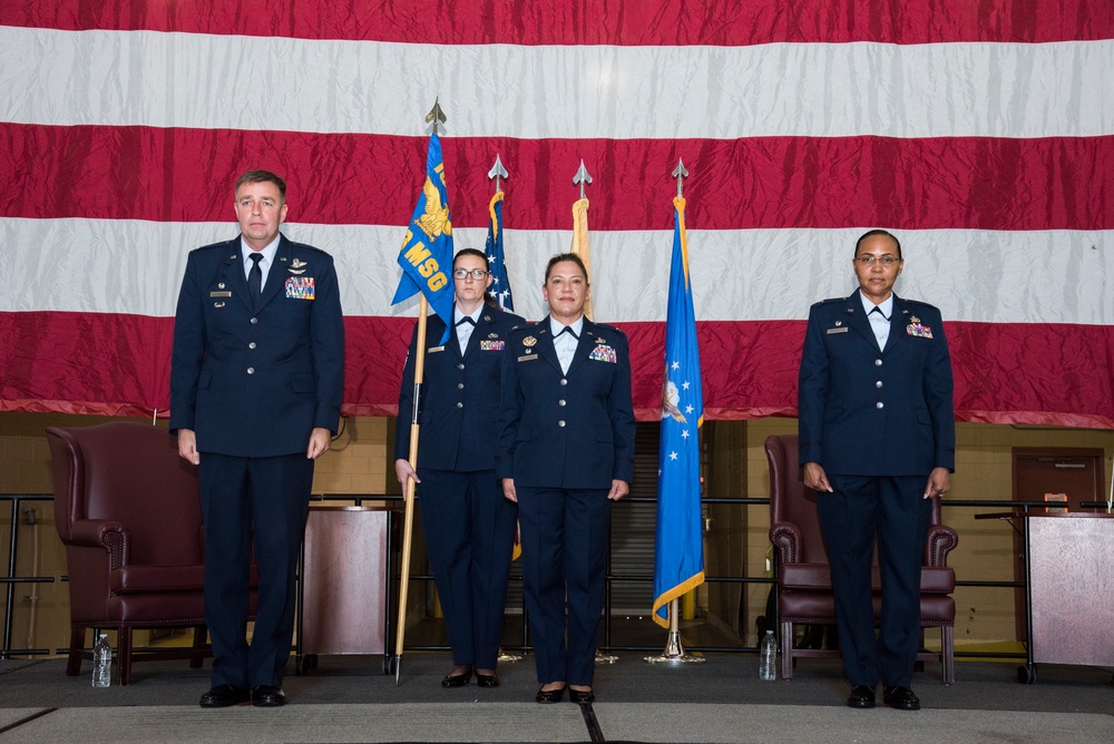 108th Mission Support Group change of command ceremony