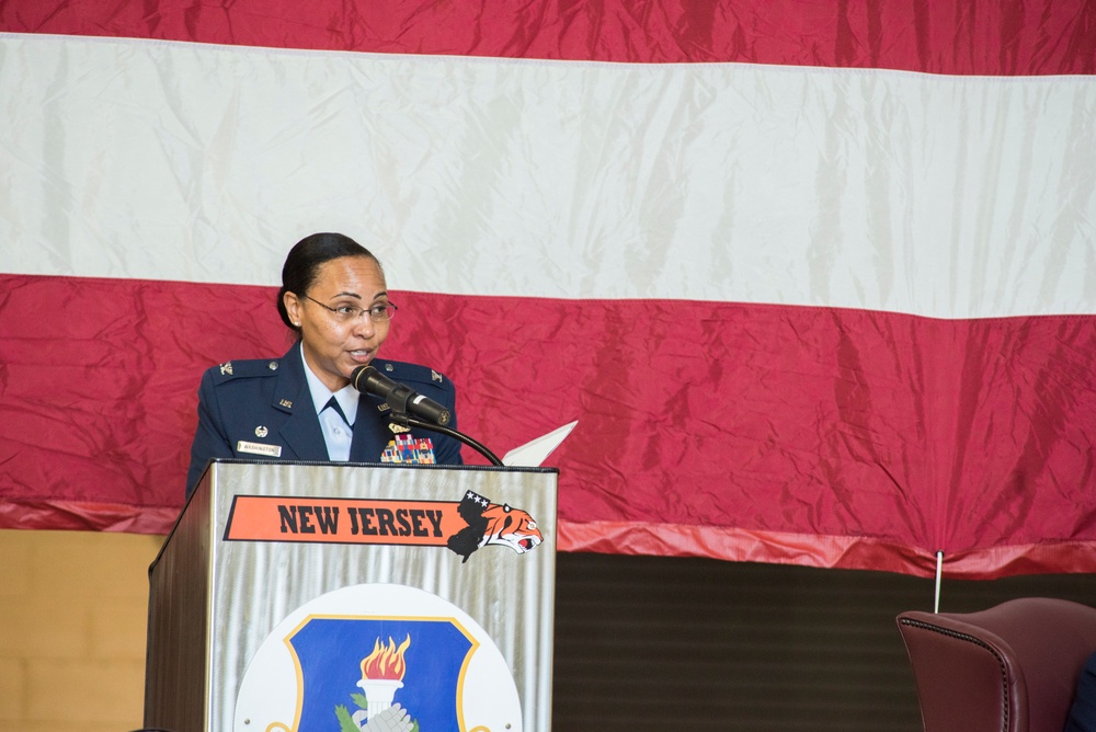 108th Mission Support Group change of command ceremony