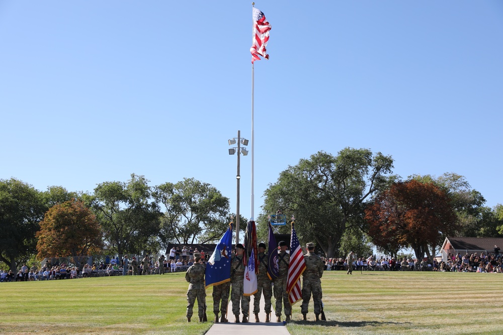 Joint Service Color Guard at Governor's Day