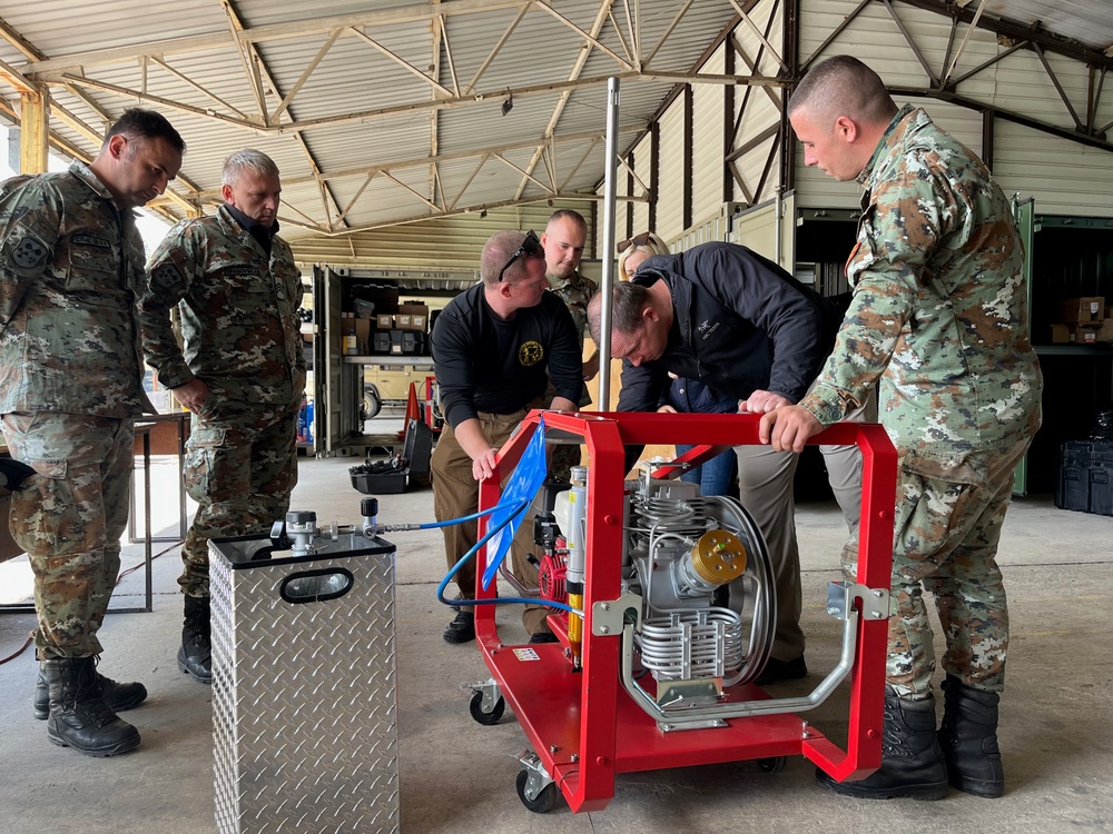 Vermont National Guard Civil Support Trains with State Partner North Macedonia