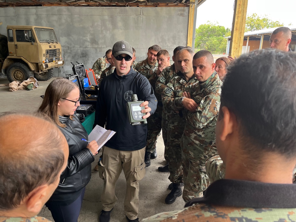 Vermont National Guard Civil Support Trains with State Partner North Macedonia