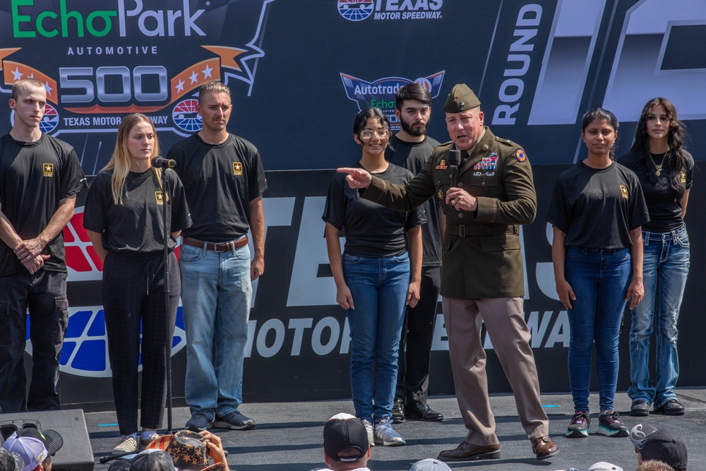 Future U.S. Army Soldiers enlist at Texas Motor Speedway, NASCAR race