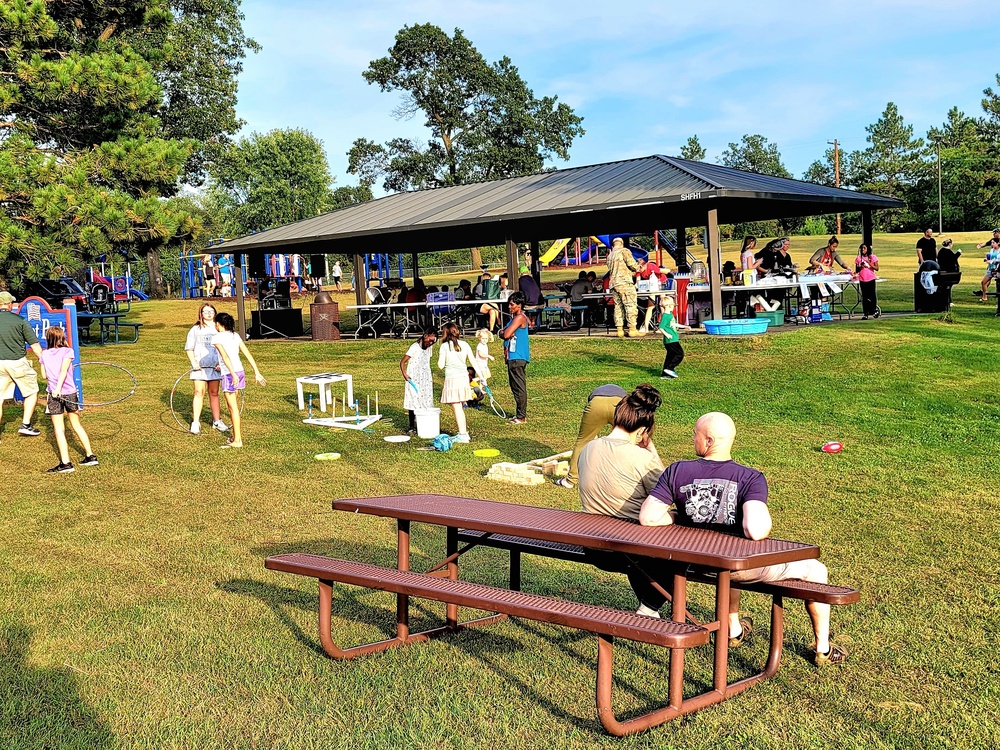 Service members, families enjoy Military Appreciation event at Fort McCoy's Patriot Park