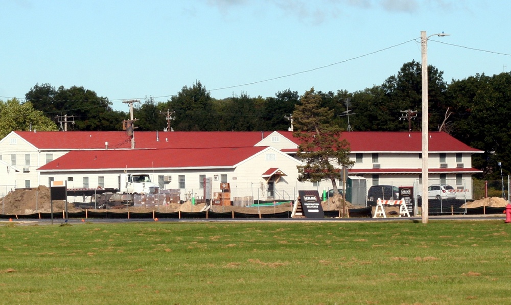 Construction operations for $11.96 million transient training brigade headquarters at Fort McCoy