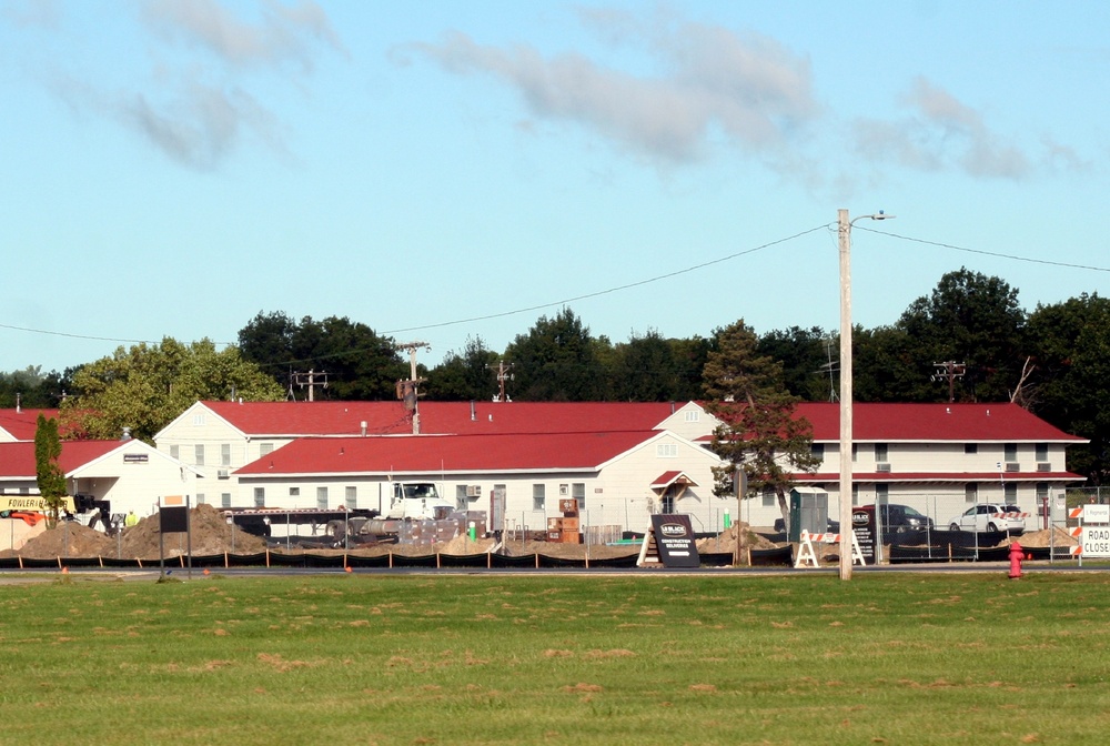 Construction operations for $11.96 million transient training brigade headquarters at Fort McCoy